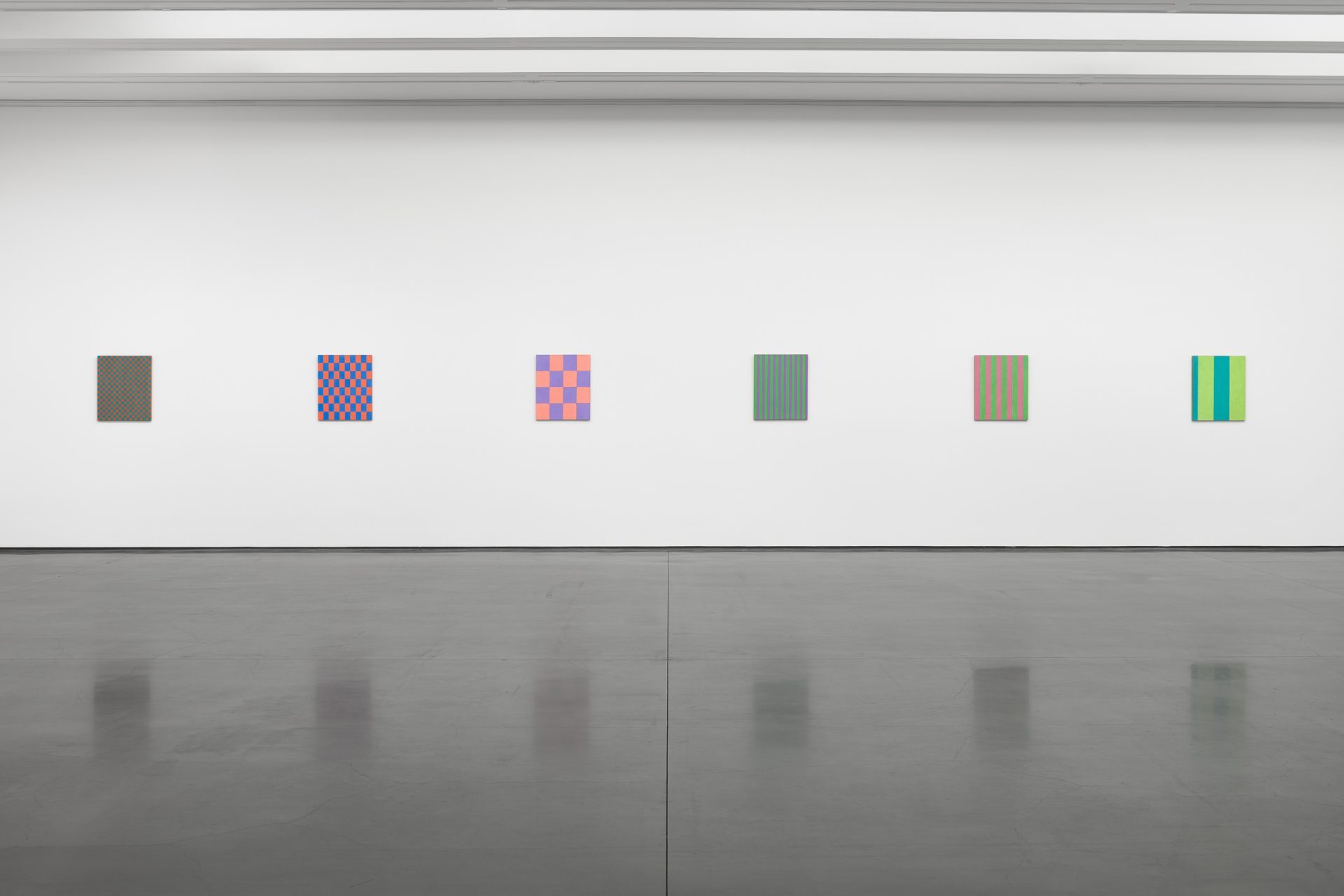 SHERRIE LEVINE、UNTITLED(SMALL CHECKS:2) Untitled (Double Lead Checks: 2) - Sherrie Levine | The Broad
